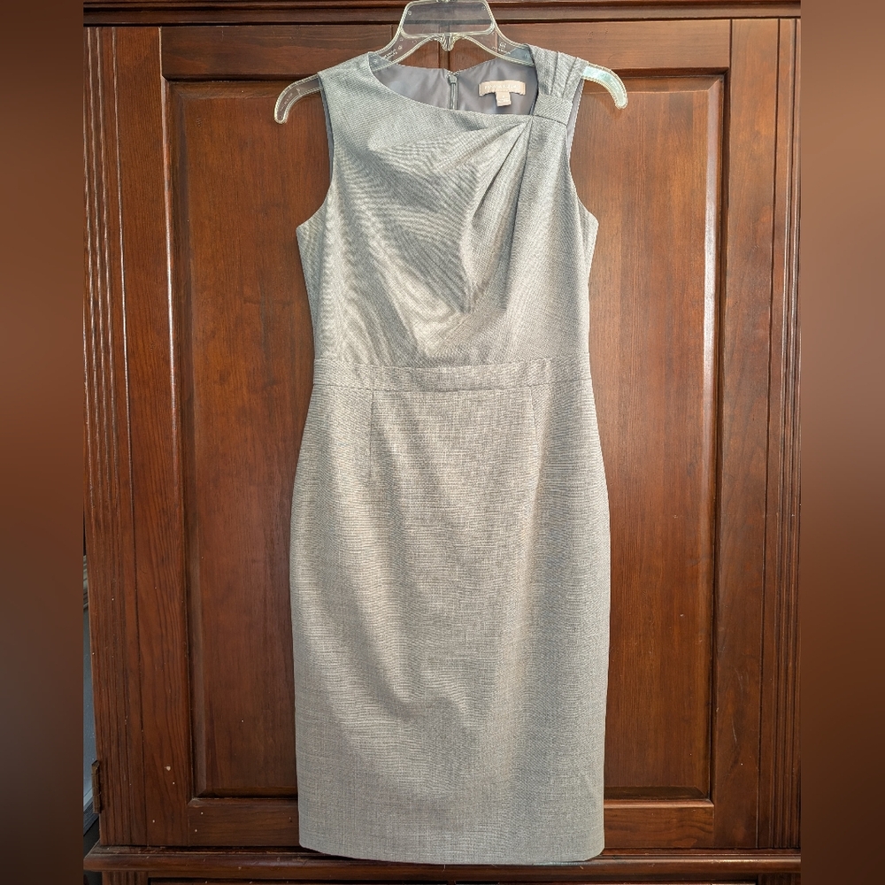 Banana Republic Asymmetrical Gray Dress